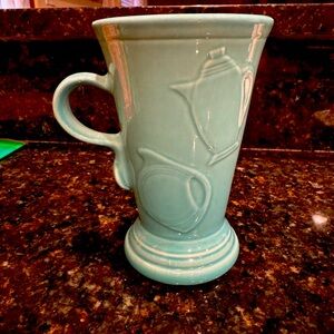 Fiesta Pedestal Mug Turquoise